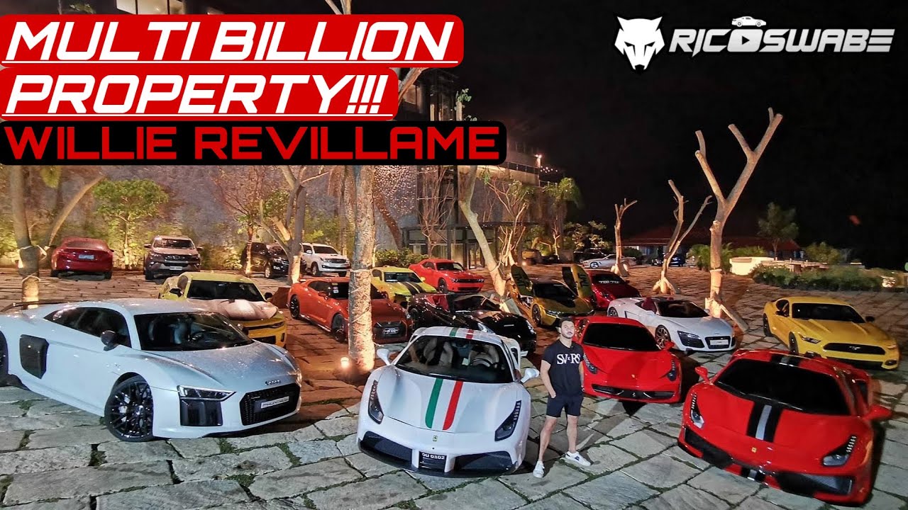 SUPERCARS at WILLIE REVILLAME MANSION in Tagaytay!!! - Multi Billion Property in the Philippines