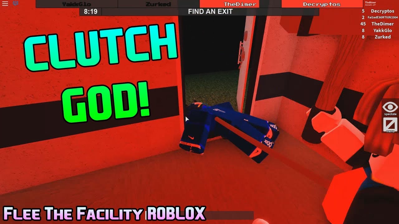 CLUTCH GOD! [Flee The Facility ROBLOX]