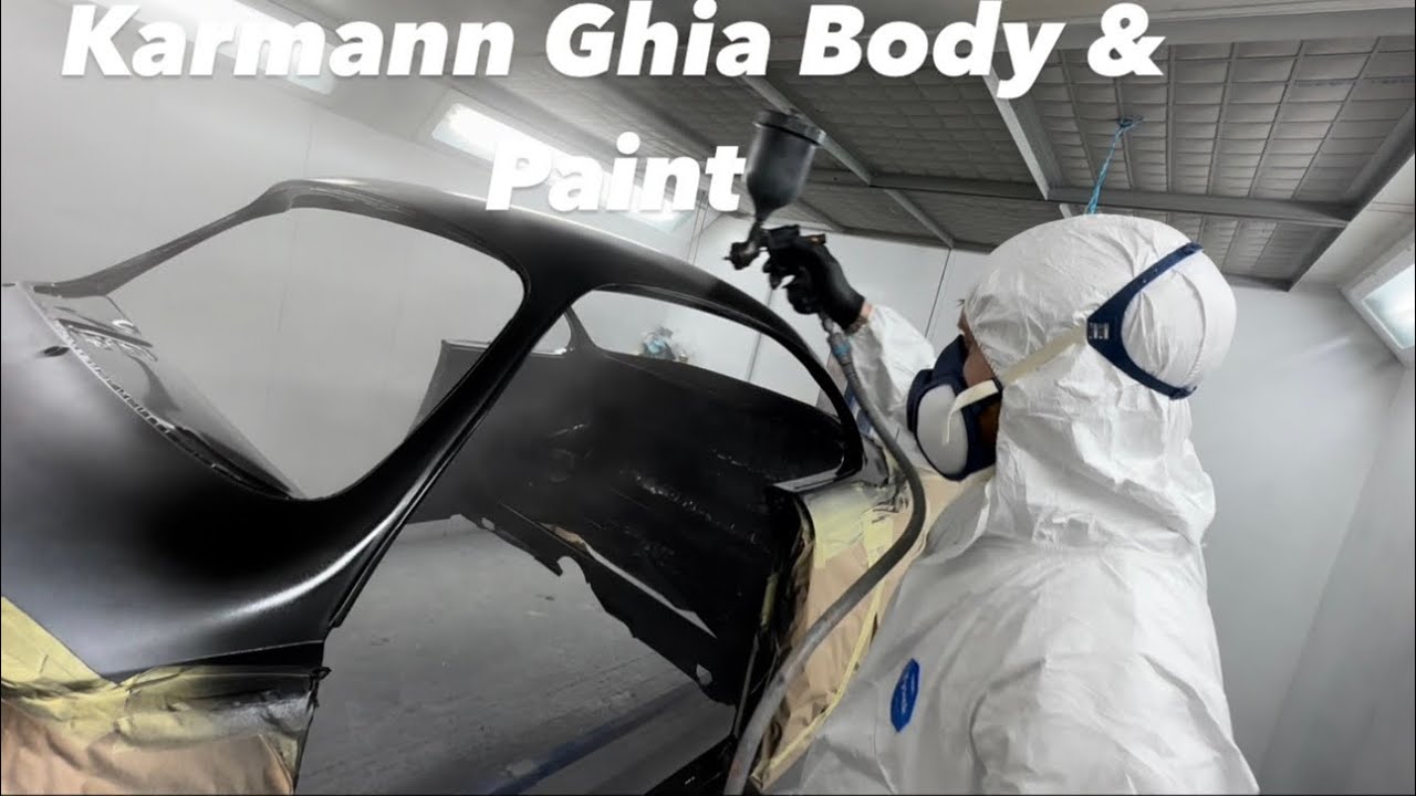 Karmann Ghia Turbo German Look Build! Part 2 Body and Paint