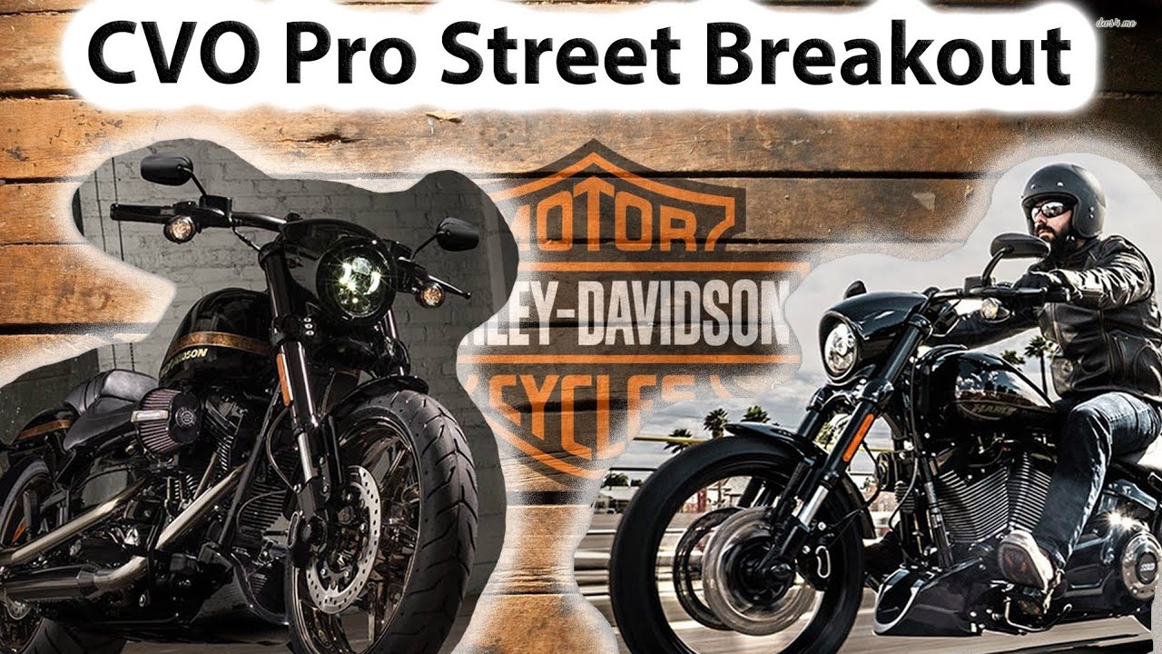 Harley Davidson Pro Street Breakout CVO. Обзор лучшего круизера от Харлей. Очень дорогой мотоцикл.