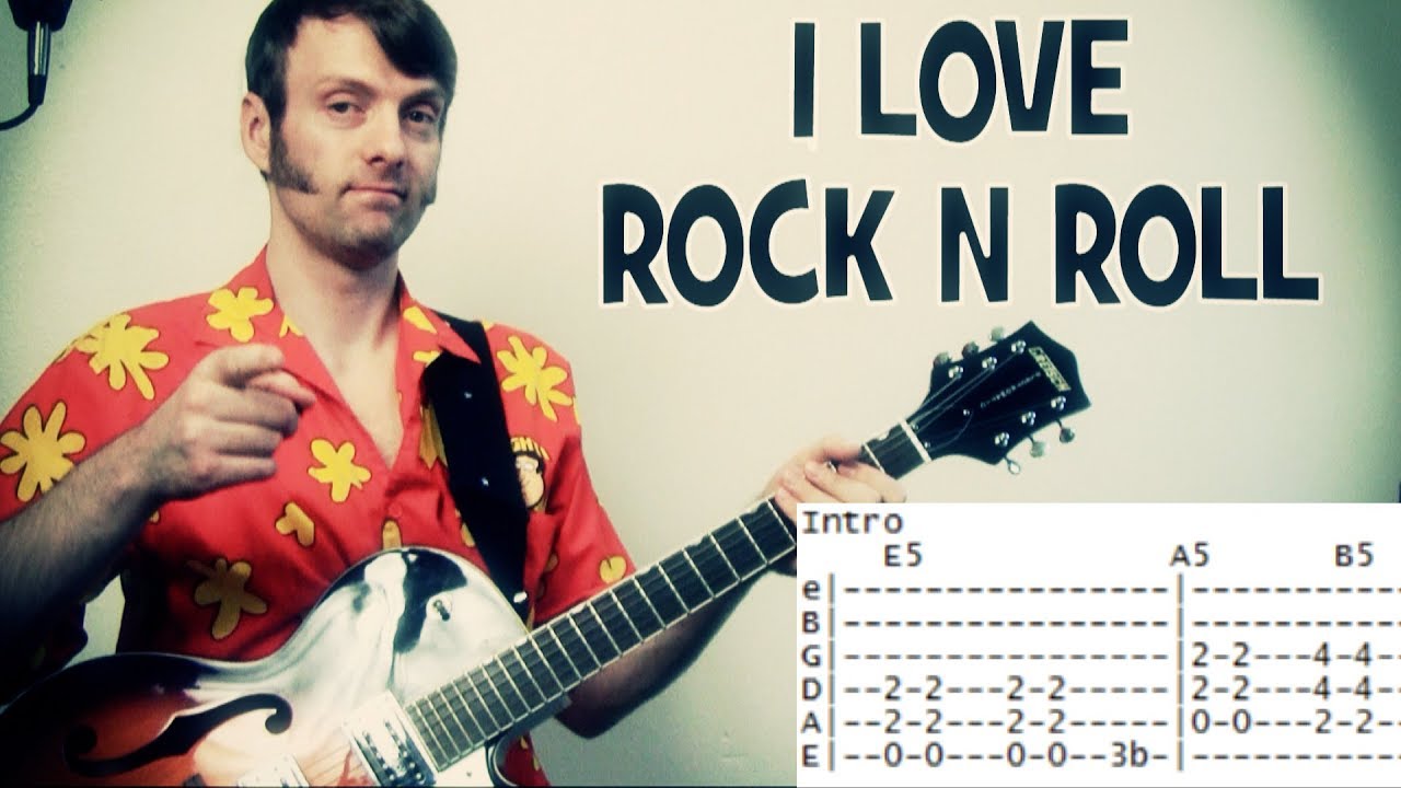 Joan Jett I Love Rock 'n Roll Guitar Chords Lesson & Tab Tutorial