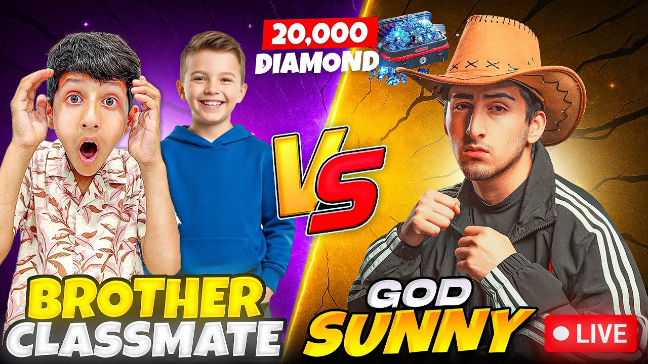 Мой младший брат: Одноклассники: Испытание 1 против 2😭🤣За 20 000 алмазов💎[A_s Gaming] - Free Fire...