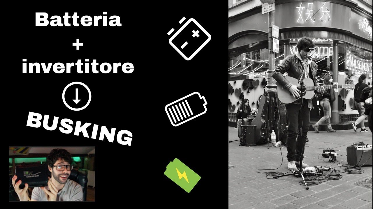 Batteria esterna per il Busking