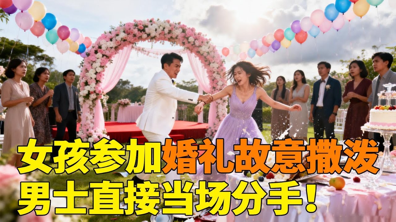 男孩和女友参加姐姐婚礼，女友不分场合乱发小脾气，男孩劝完都不听当场分手！【轩语说媒】