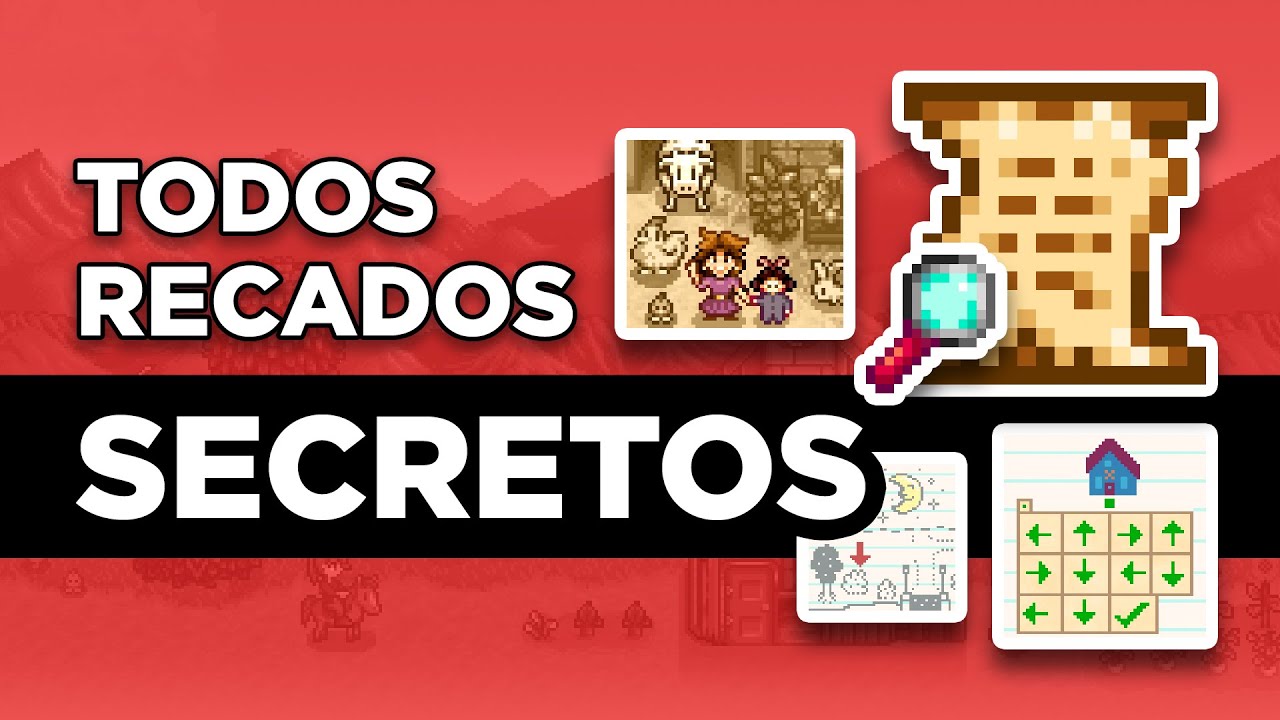 RECADOS SECRETOS: Como resolver do 13 até o 25 - Stardew Valley