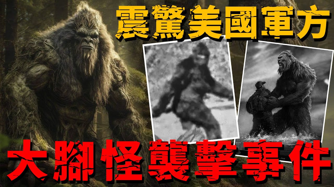 美軍基地被大腳怪襲擊？軍方指揮官親口承認：那個畫面令人終身難忘！【未知生物|案件|襲擊|猛獸】