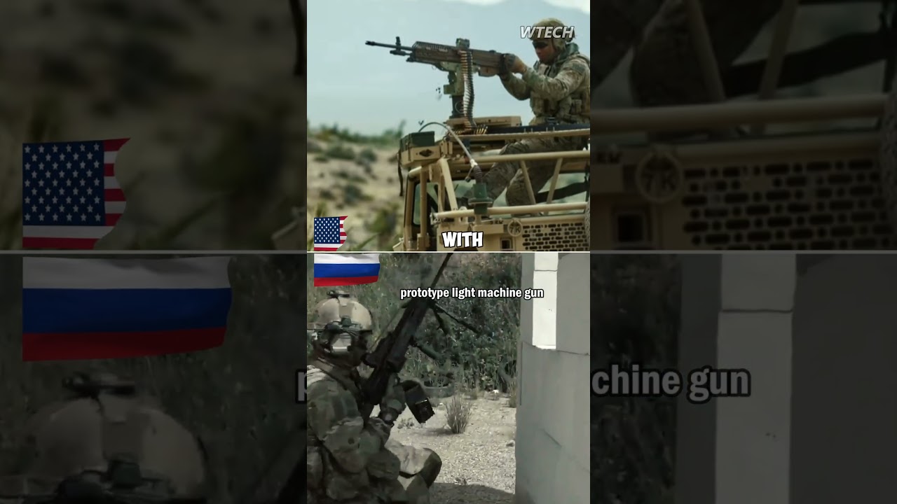 Dwa legendarne nowoczesne karabiny maszynowe, amerykański XM250 kontra rosyjski RPL-20