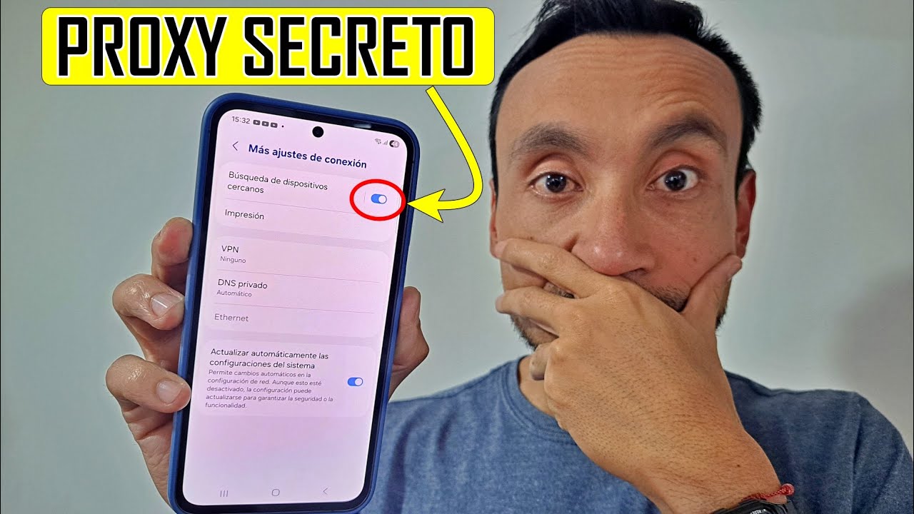 Haz esto en tu CELULAR y tu WiFi mejorará BRUTALMENTE (Activa el Proxy Secreto) 🚀📱