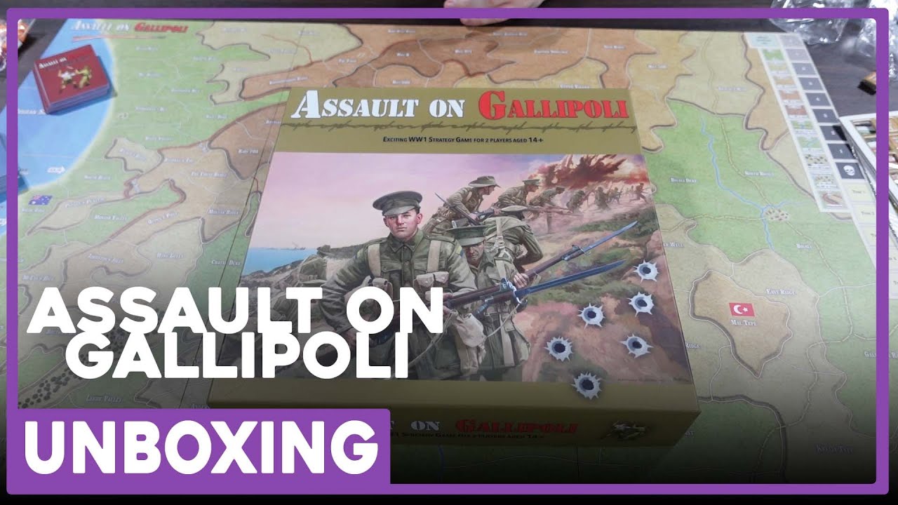 Unboxing | Assault on Gallipoli | Gecko Games | The Players' Aid