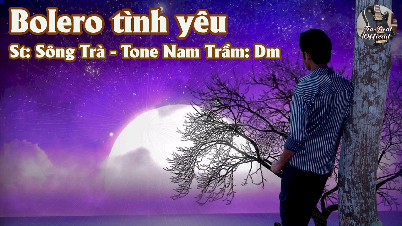 Karaoke Bolero Tình Yêu Tone Nam Trầm | TAS BEAT