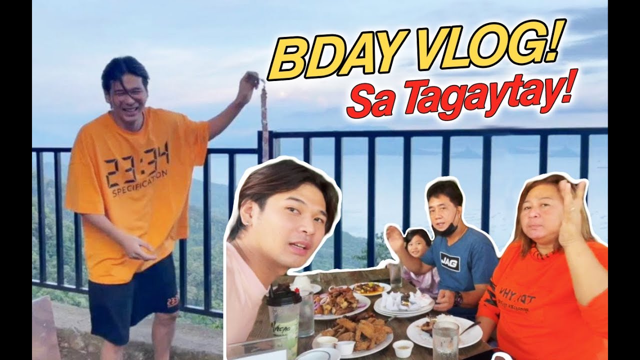BDAY VLOG! Sa Tagaytay | Wilbert Ross