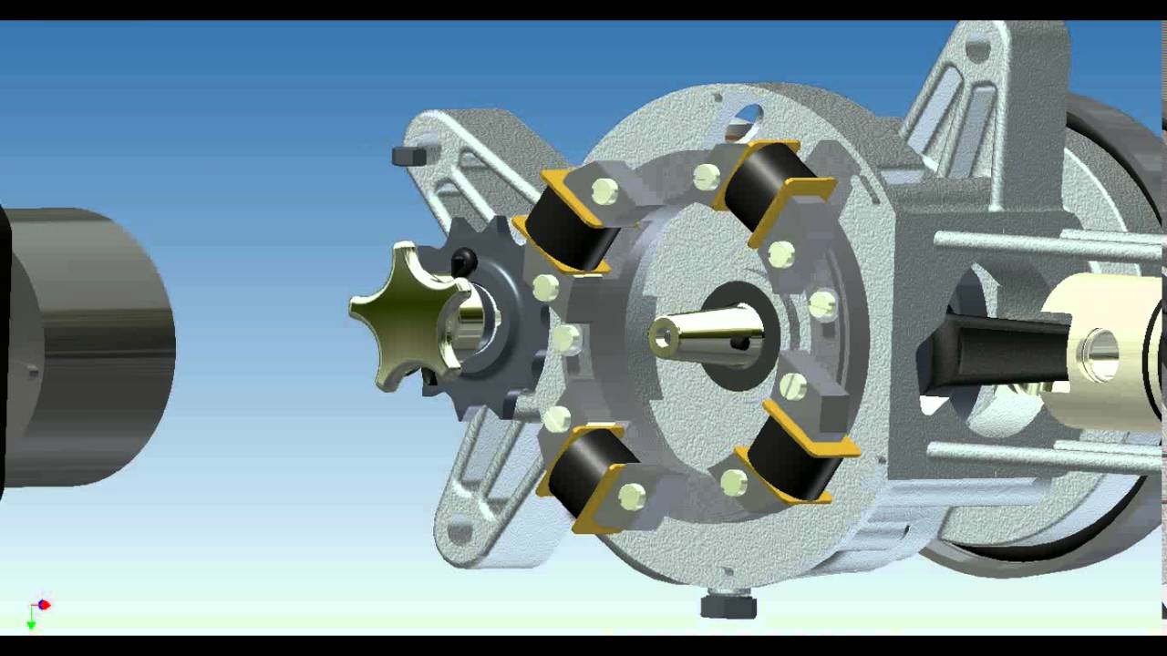Motor BABETTA 207 - ROZPAD