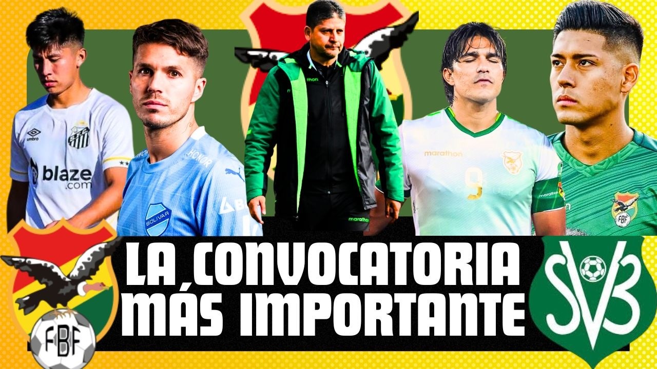 La LISTA de 29 OSCAR VILLEGAS 😱 BOLIVIA vs SURINAM REPECHAJE 2026🏆 BOLIVIA CONVOCATORIA RAMIRO VACA