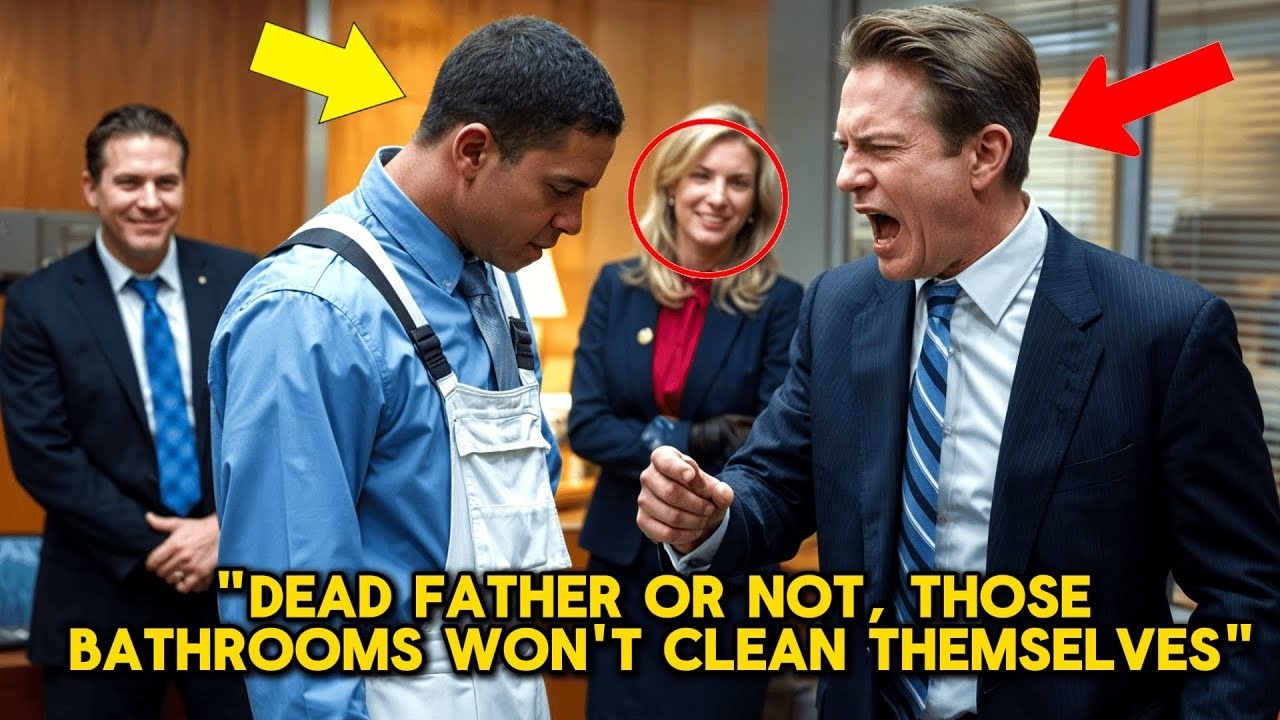 Rich CEO Refused to Let Black Janitor Attend His Father’s Funeral — Later, Their Secret Went Public