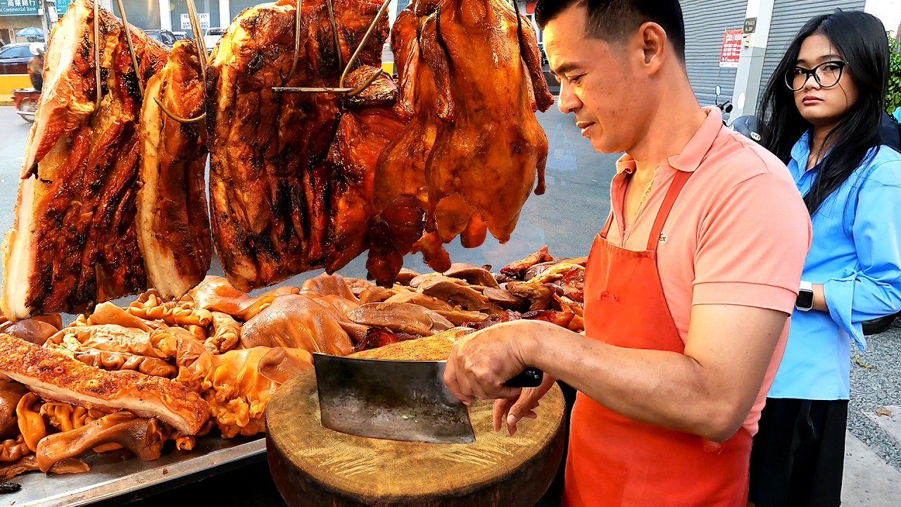 I Satisfied His Skills Meat Chopping! Pork Chops Cambodian Street Food