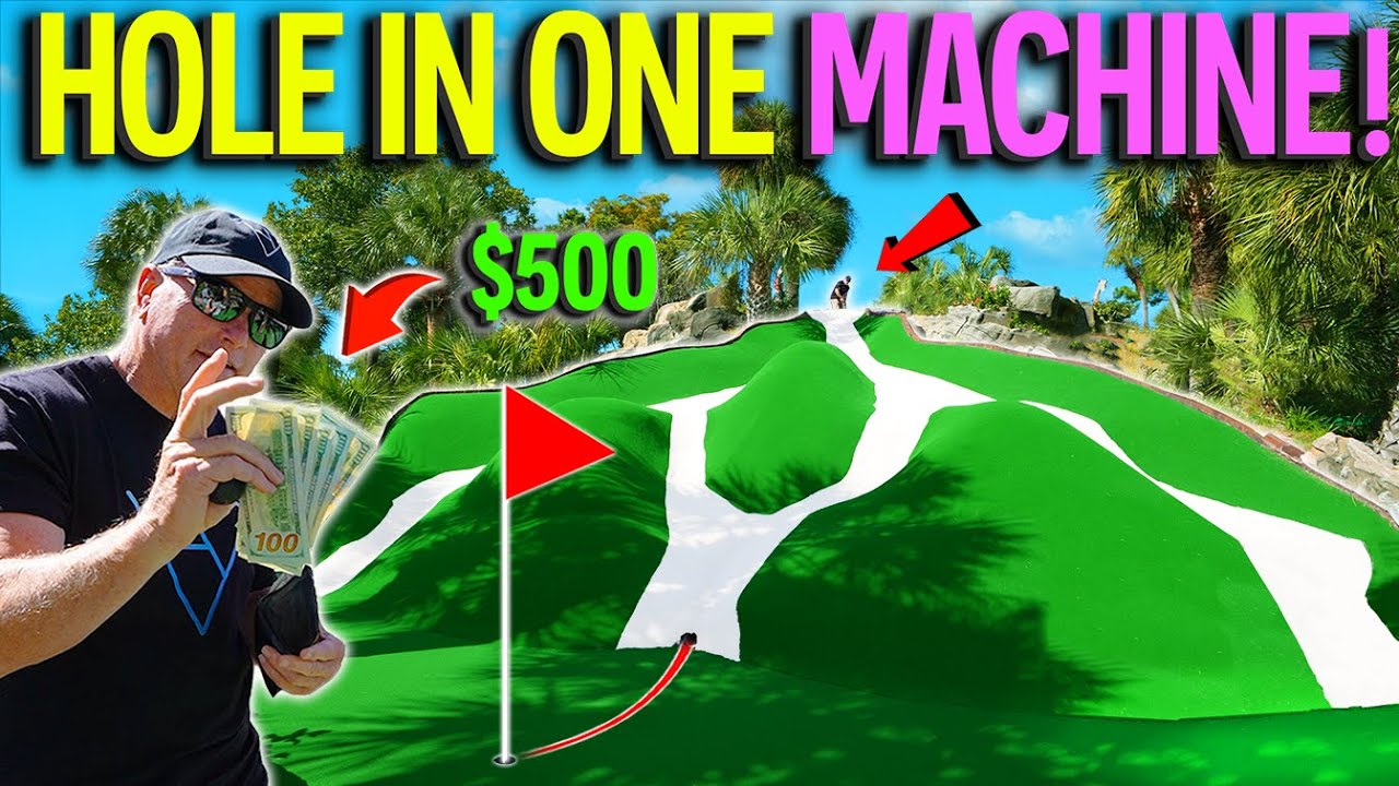 Our BEST Mini Golf Game Ever! - $500 Hole In One Challenge!