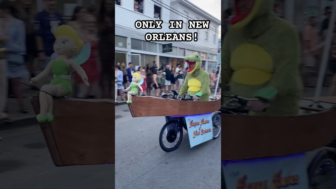 Midsummer Mardi Gras Parade 2025 only in New Orleans! #reels #shorts #mardigras #neworleans #fun