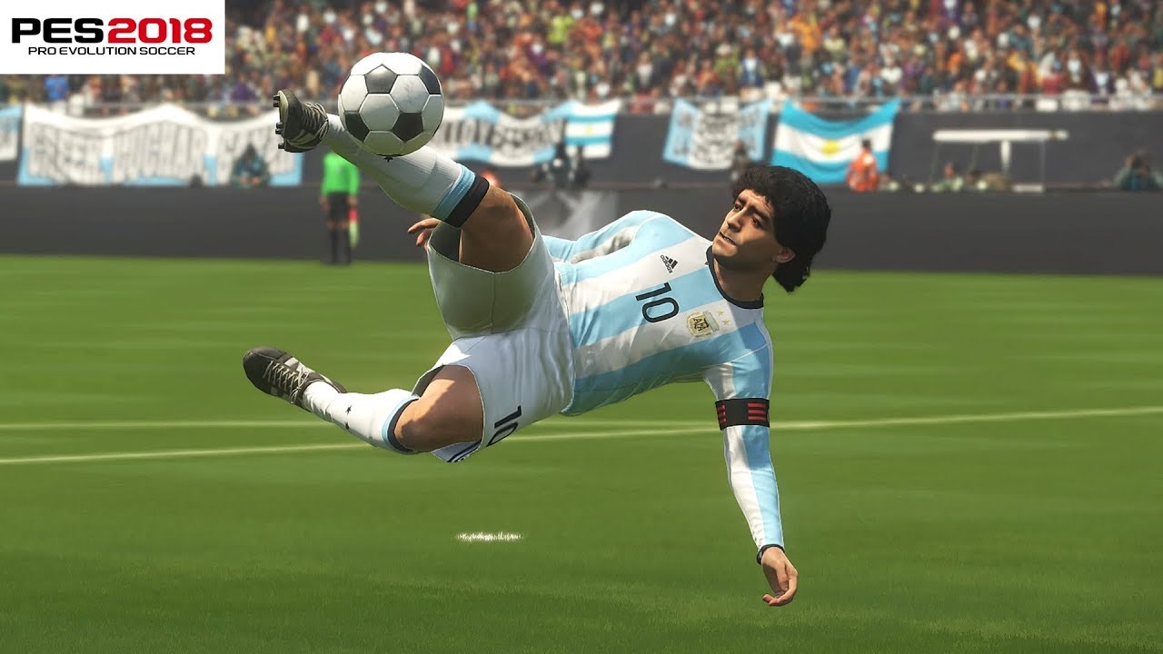 PES 2018 DIEGO MARADONA GOALS & SKILLS COMPILATION 