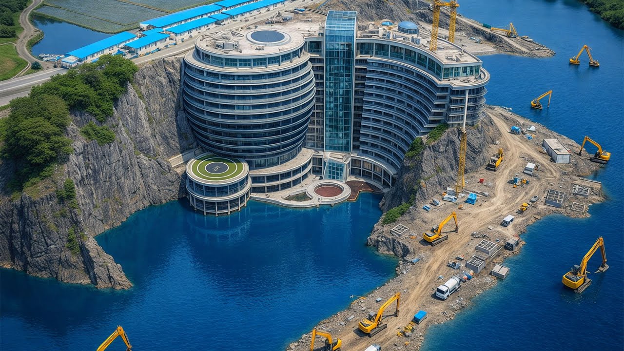 Un hôtel 5 étoiles construit à 100 m de profondeur en Chine, les ingénieurs américains choqués