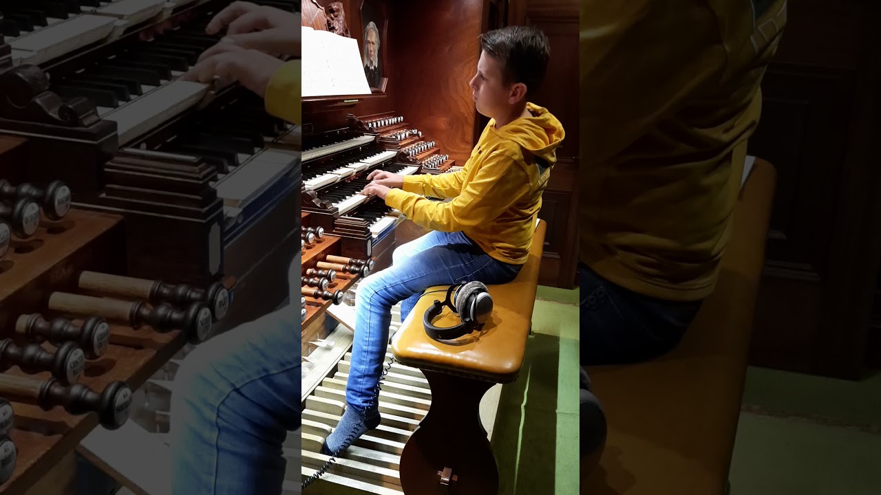 Psalm 42, voorspel uit koraalboek W.H. Zwart, koraal Jurre. Orgel: Nieuwe Kerk Katwijk aan Zee.