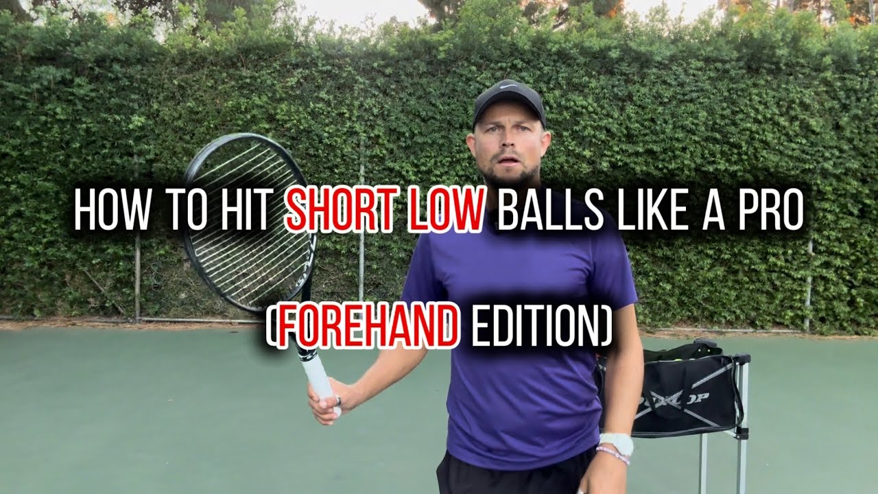 How to hit SHORT LOW balls like a pro (forehand edition)