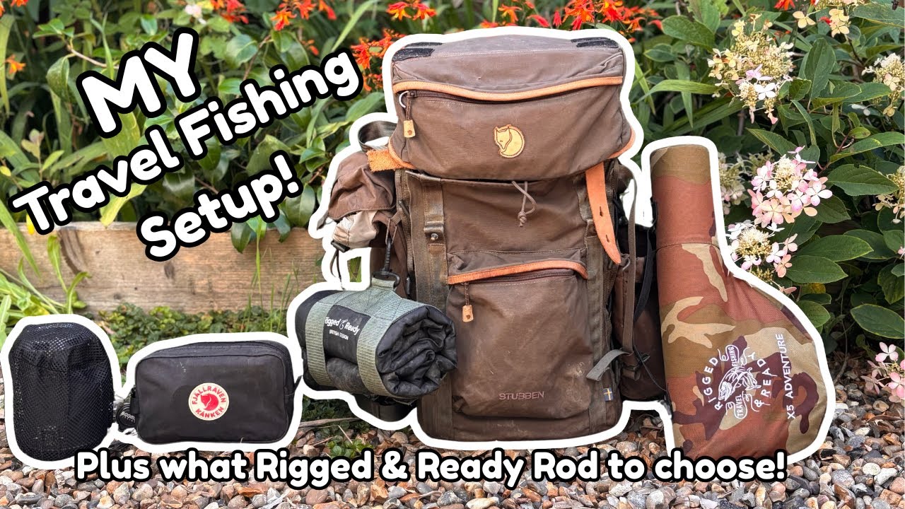 My lightweight travel fishing setup | What Rigged & Ready Rod to choose?
