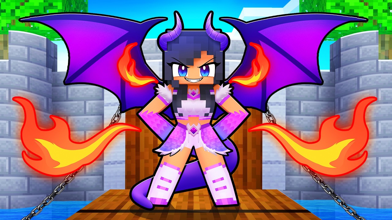 Guarding with DRAGON POWER in Minecraft!