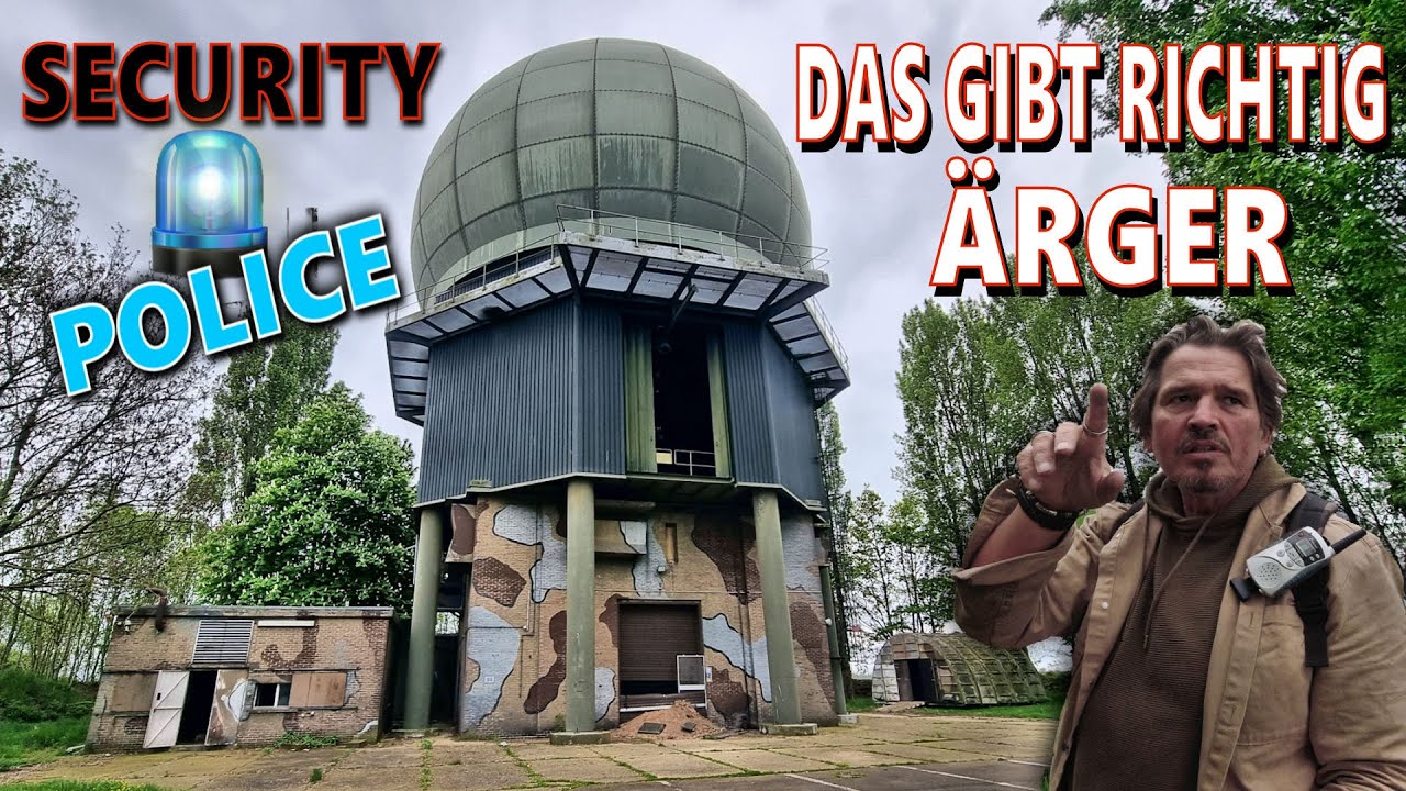 POLIZEI + SECURITY 👮‍♀️🚔🚓🚨 ERWISCHT  IN  DER  RADARSTATION 😳😱😳