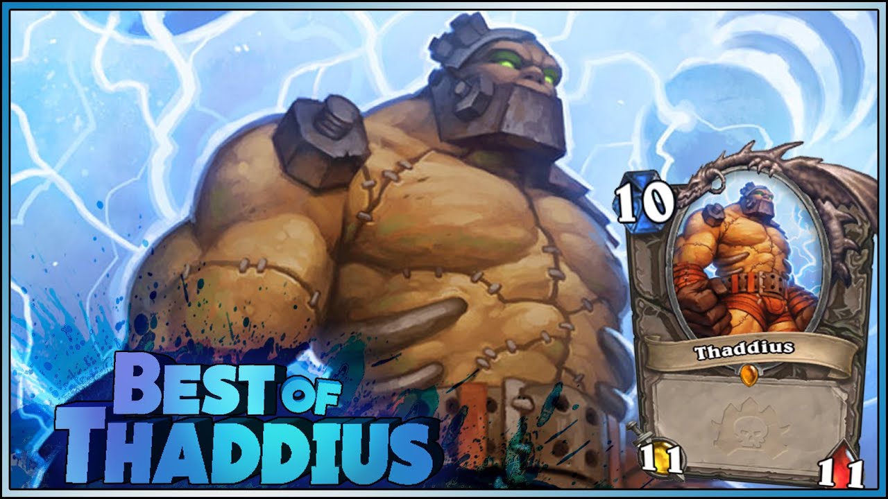Hearthstone Best of Thaddius - Funny and lucky Rng Moments
