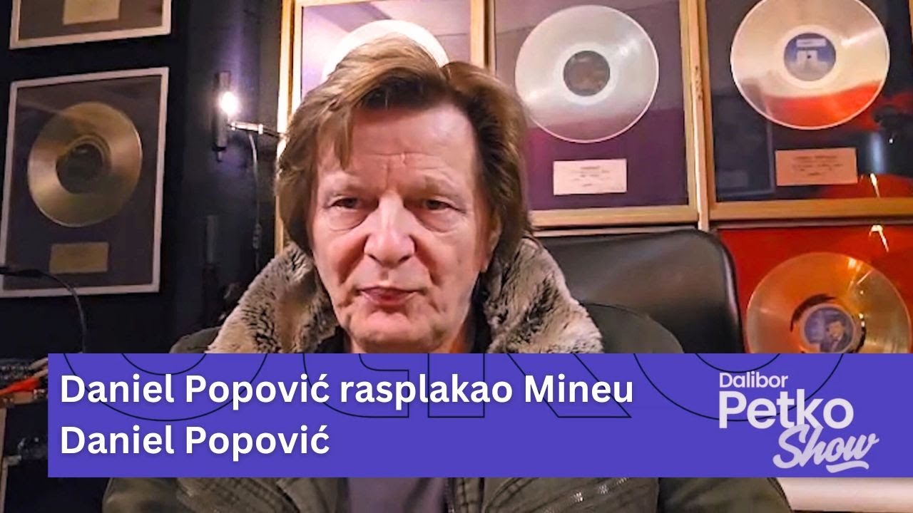 Daniel Popović rasplakao Mineu | Dalibor Petko Show | CMC TV