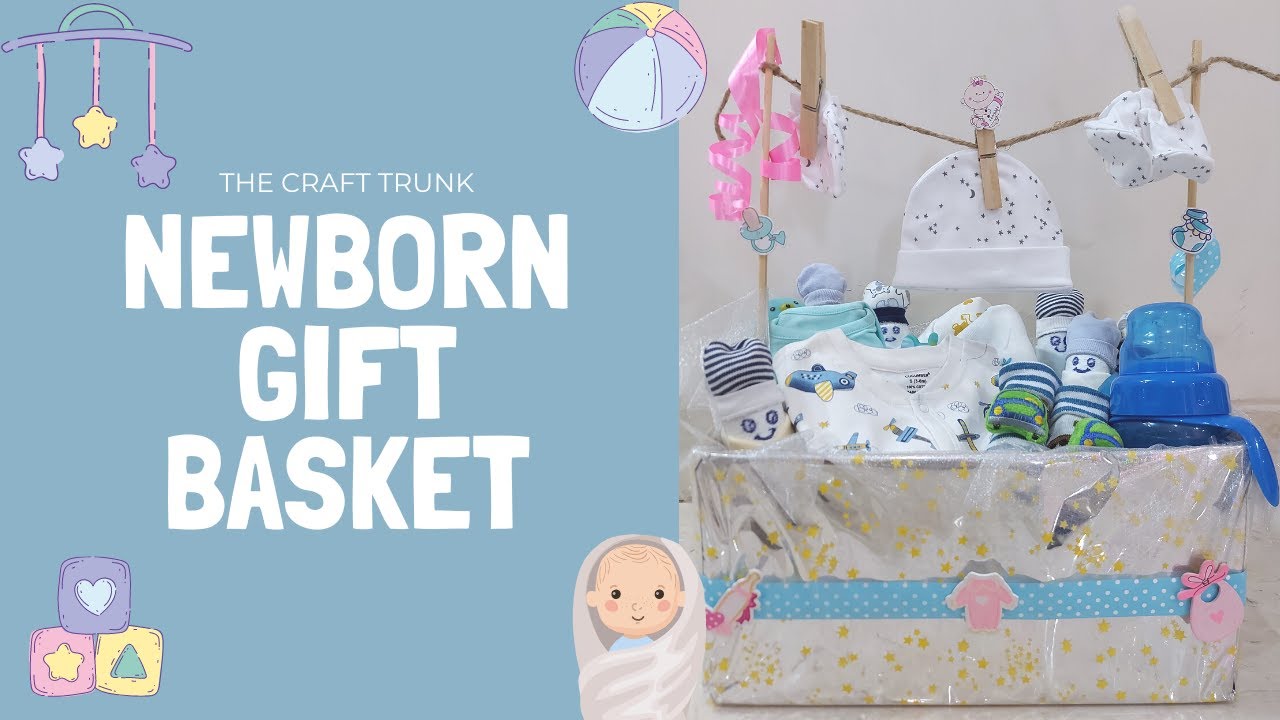 Baby Shower Gift Ideas | A Gift Hamper for New Baby | Newborn Gift Basket Ideas | Mom to be