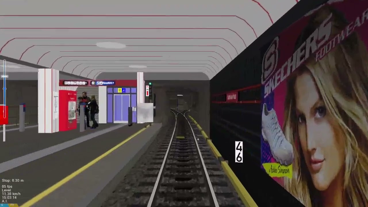 OpenBVE Bécsi U1-es metró