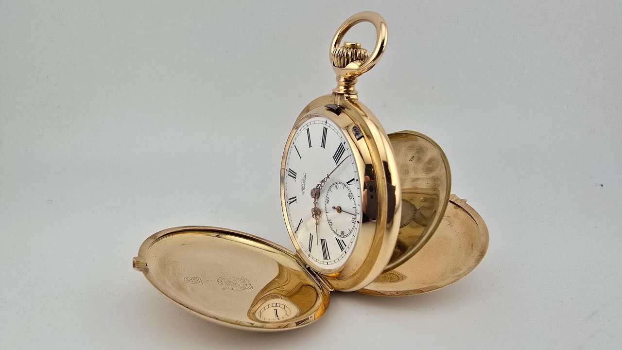 Золотые карманные часы Billodes / Zenith 14К – Прекрасное состояние, продажа в Киеве!