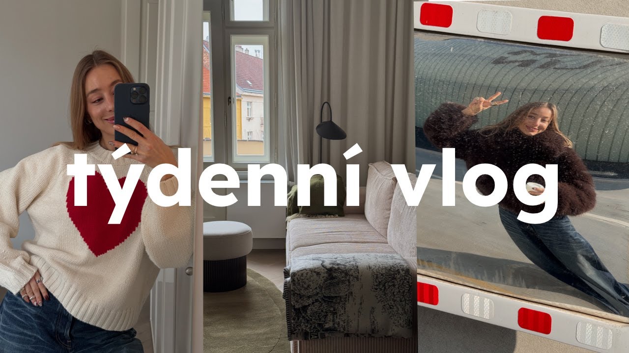 týdenní vlog | nové věci do bytu, gastro tipy, procházka & čas pro sebe