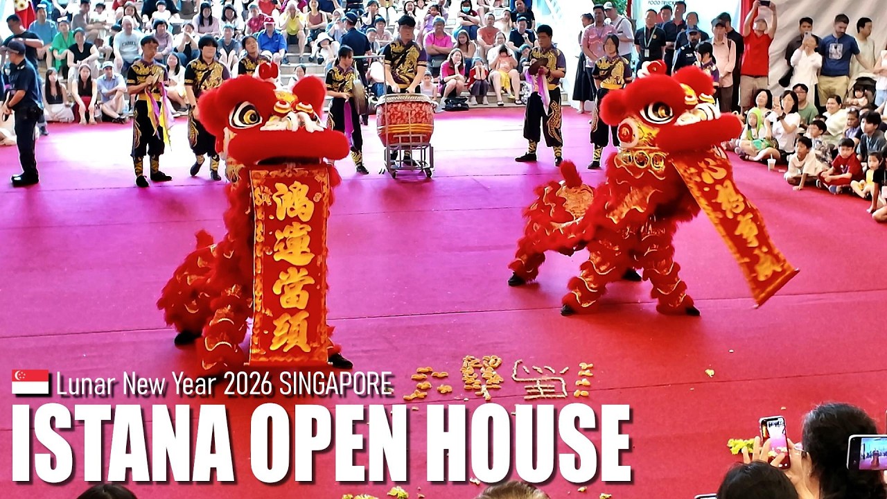 Istana Open House Lunar New Year 2026 - Year of Horse - Singapore 🇸🇬 – Walking Tour [4K]