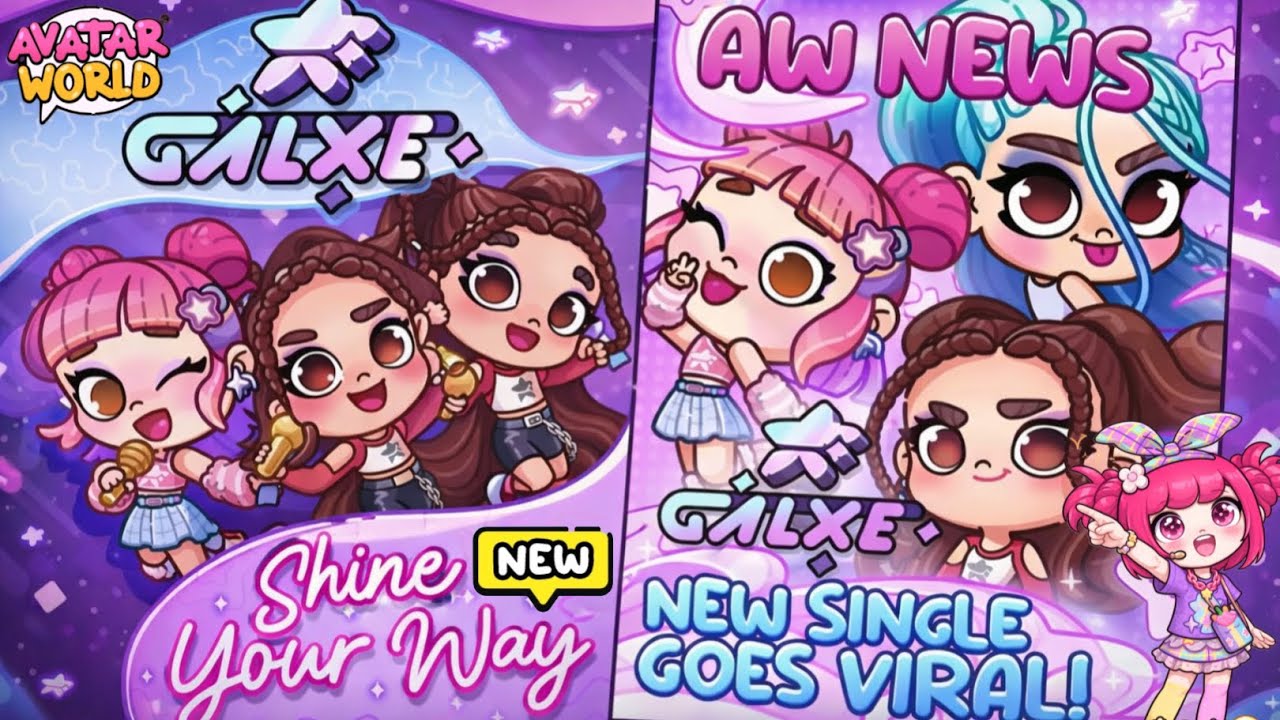 AVATAR WORLD NEWS UPDATE GALAXY K-POP | AVATAR WORLD | PAZU