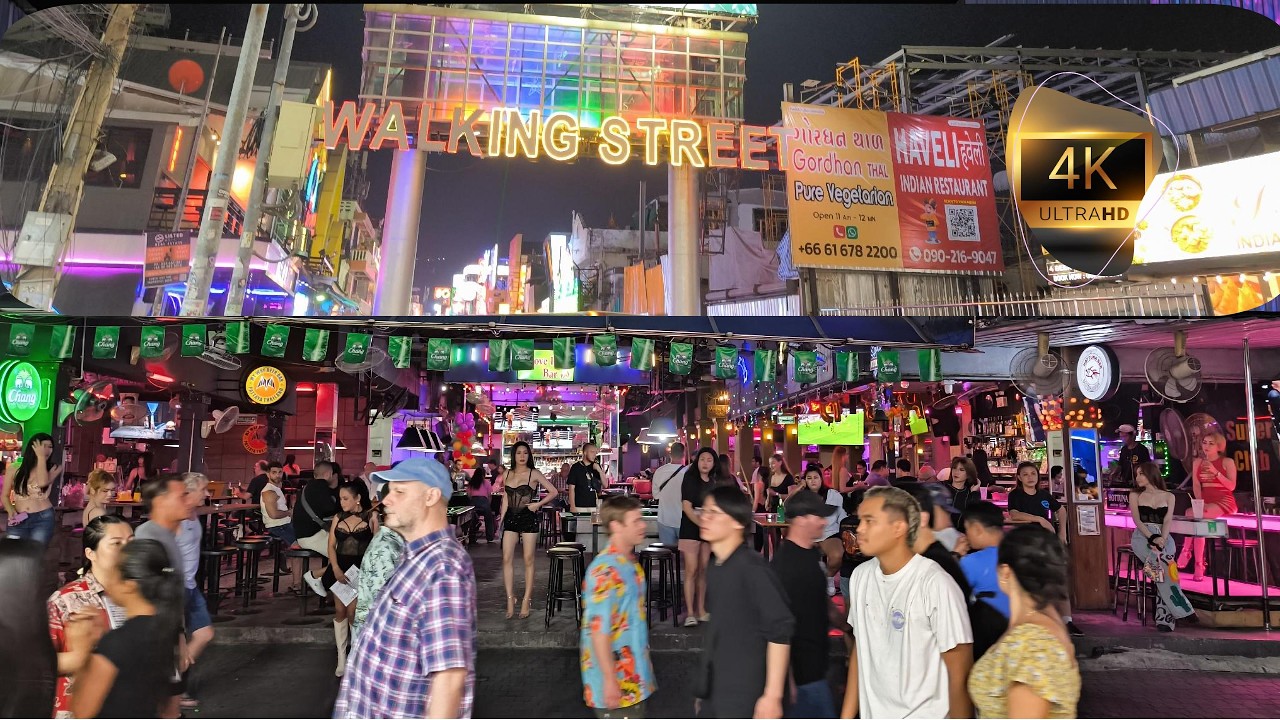 Walking Street Pattaya - March 2025 - 4K UHD