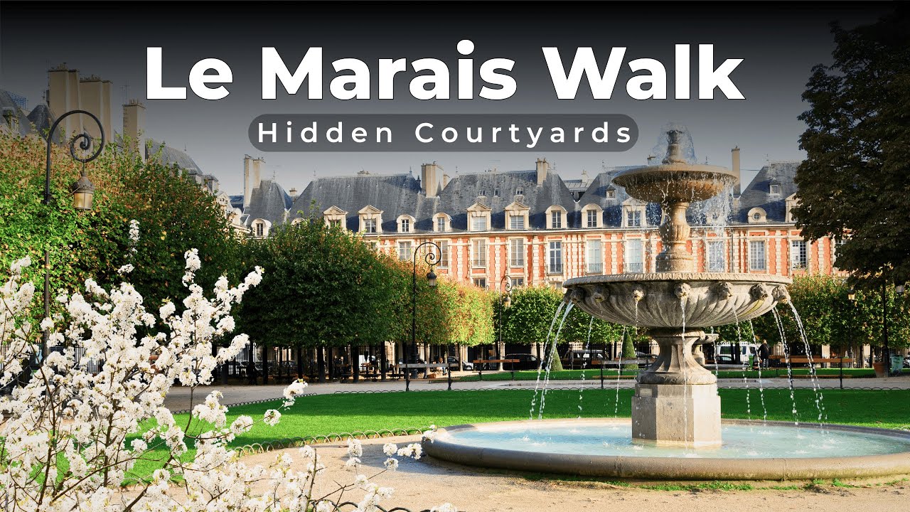 Le Marais Paris Walk: Hidden Courtyards, Old Walls, Timeless Cafes