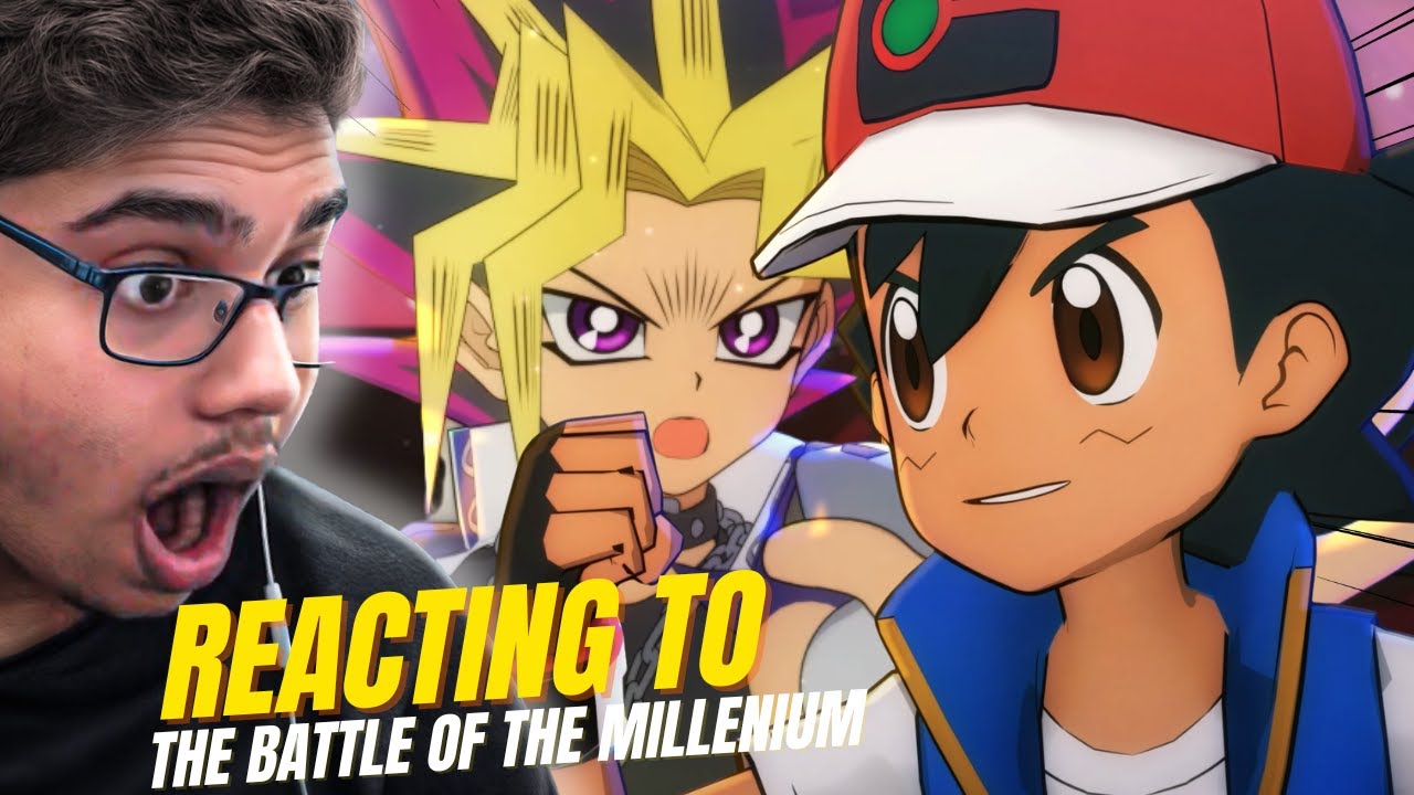 THE BATTLE OF THE MILLENIUM!!  | | REACTING TO ASH VS YUGI DEATH BATTLE