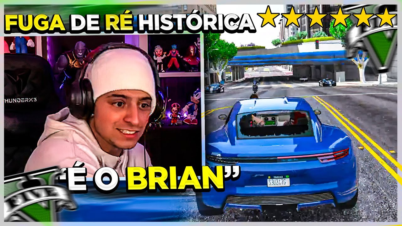 CONNOR, CJ E JAMAICA DANDO FUGA, É O BRIAN? CIDADE ALTA | GTA RP