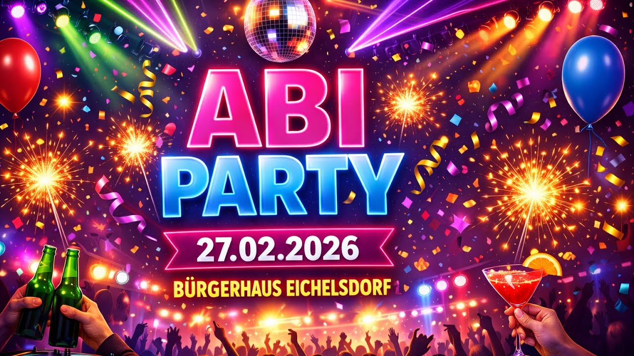 Abiparty 2026, Bürgerhaus Eichelsdorf 