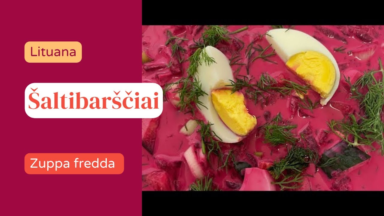 Šaltibarščiai/ ricetta lituana/ zuppa 🥣 fredda