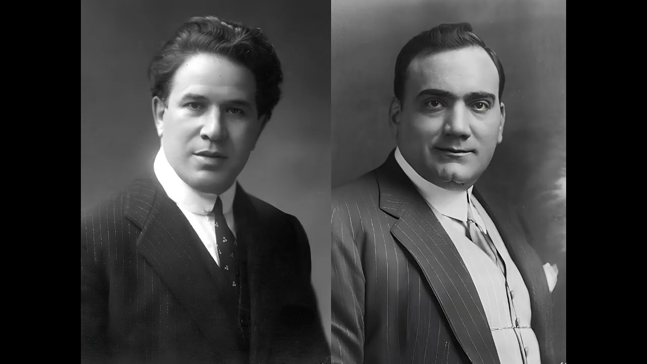 (Custom duet) Titta ruffo & Enrico caruso Sing o mimi tu piu non torni from Puccini's La boheme