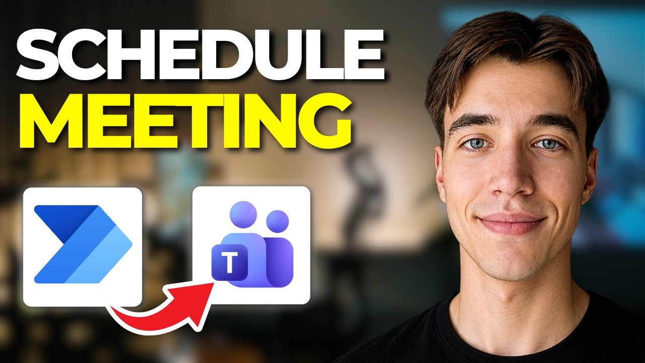 How To Schedule Meeting In Microsoft Teams With Power Automate | Tutorial 2026