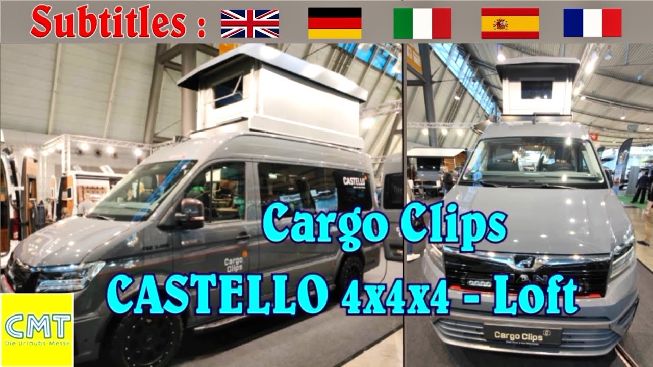 Cargo Clips Modular Campervans -  CASTELLO 4x4x4 Loft - CMT Stuttgart, 2023 (86)