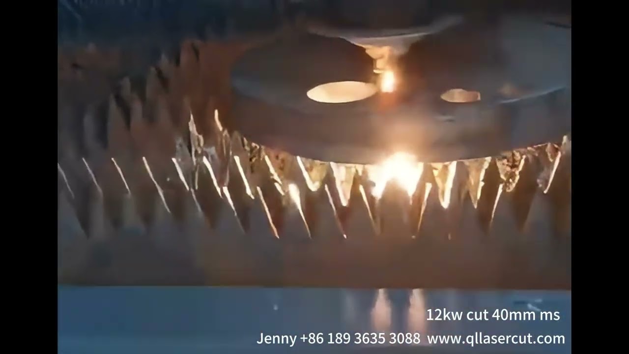 12kW Laser Cutting 40mm Mild Steel | Qiaolian Laser Precision