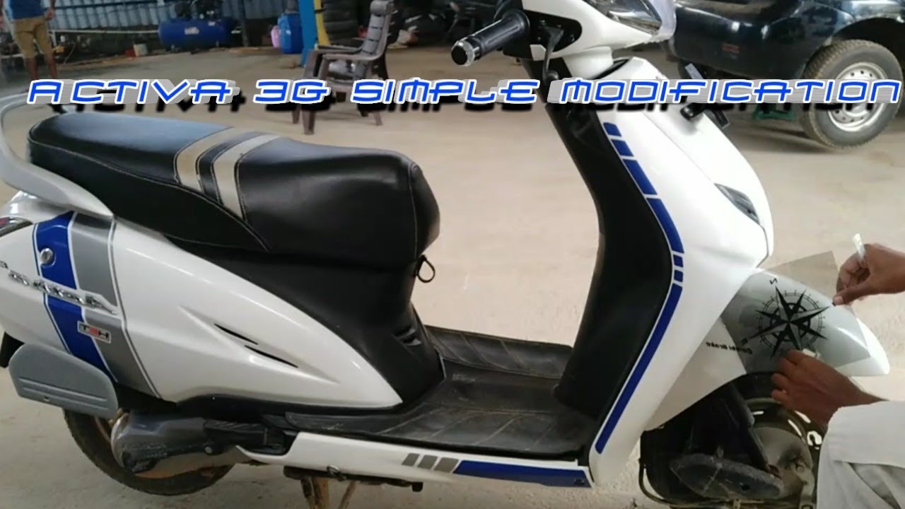 🔥Activa 3G Simple Modification🔥