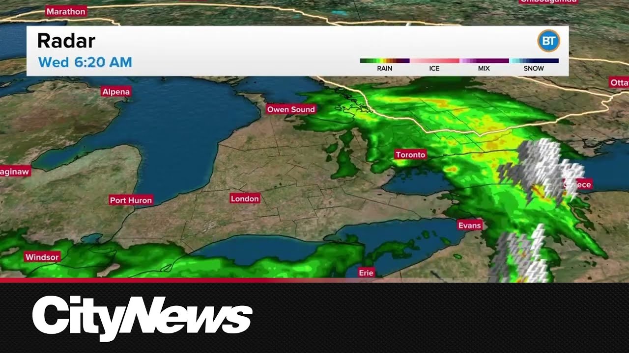 Toronto, GTA under special weather statement over heavy rain