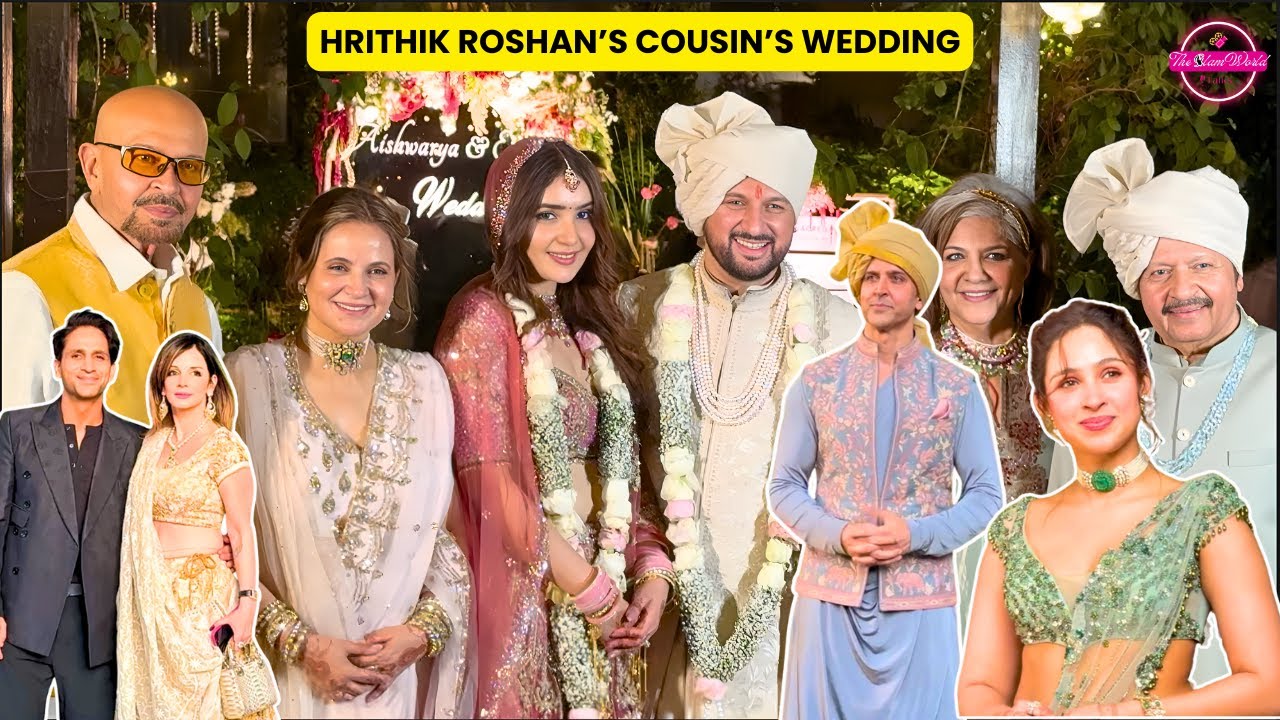 Hrithik Roshan's Cousin Eshaan Roshan's Wedding | Hrithik, Pashmina Roshan, Rakesh Roshan, Sussanne