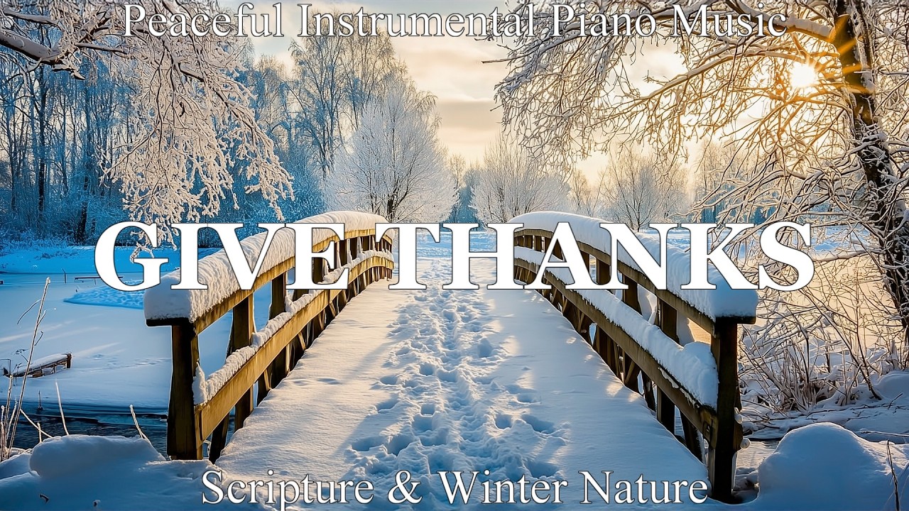 Give Thanks ❄️ | Soaking Worship, Prayer Music with Scriptures